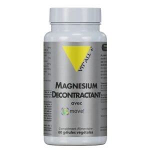 Магнезий (бисглицинат) + Лимонова вербена + ГАБА – За нервната система, 60 капсули