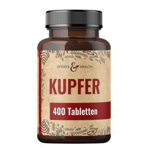 Мед 2 mg (цитрат + глюконат) – Имунна система и антиоксидантна защита, 400 таблетки