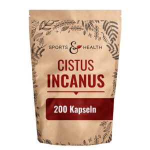 Цистус инканус 430 mg – Имунна защита и антиоксидантна подкрепа, 180 капсули