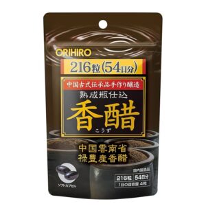 Ферментирал черен оцет от ориз – Енергия, метаболизъм и контрол на теглото, 1200 mg, 216 капсули