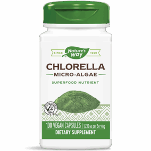 Хлорела (микроводорасли) - Зелена супер храна и детоксикатор, 410 mg х 100 капсули