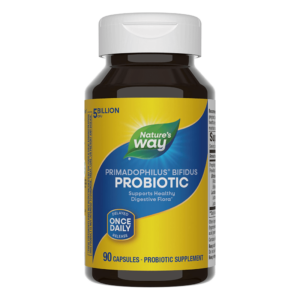 Пробиотик Primadophilus Bifidus – здраве за дебелото черво, 5 млрд. активни пробиотици, 90 капсули, 90 дози