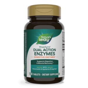 Панкреатични ензими Mega-Zyme Dual action Enzymes, 100 таблетки