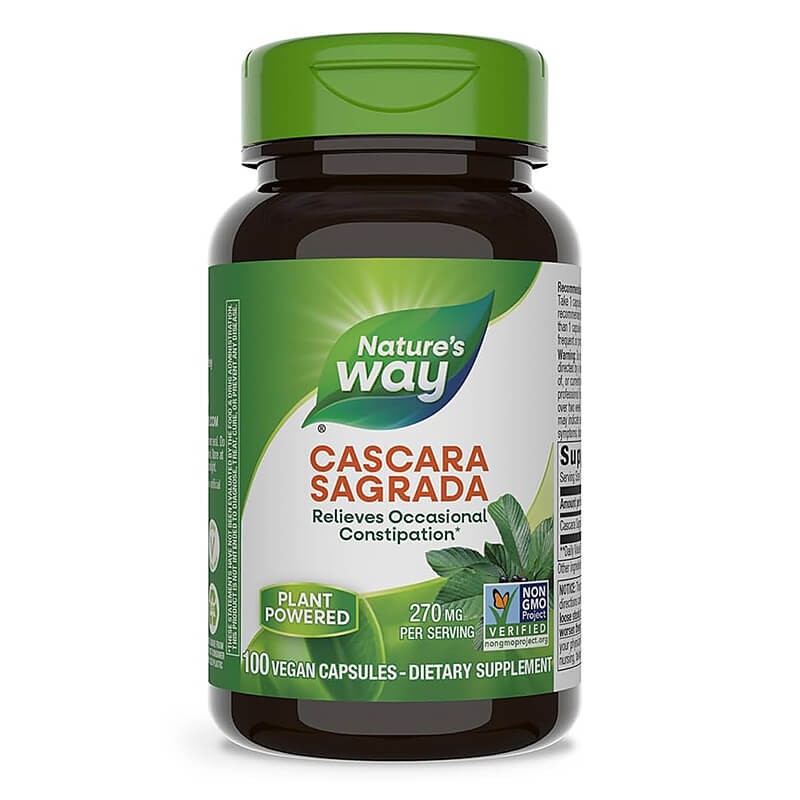 Зърнастец - Слабително и очистително действие, 270 mg, 100 капсули