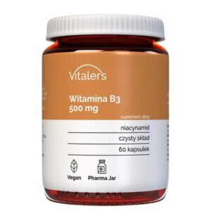 Витамин B3 – За енергия, нервна система и здрава кожа, 500 mg, 60 капсули