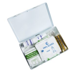 Комплект за първа помощ – Пълно оборудване при спешни случаи, кутия, 1 бр.