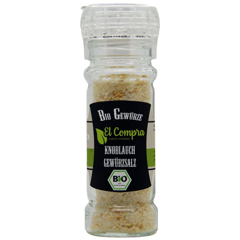 Bio Knoblauch Gewursalz - Био индийска сол с чесън, 65 g