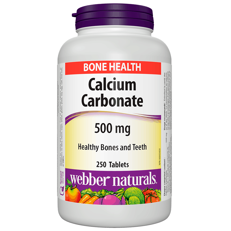 Calcium Carbonate / Калций карбонат, 500 mg, 250 таблетки