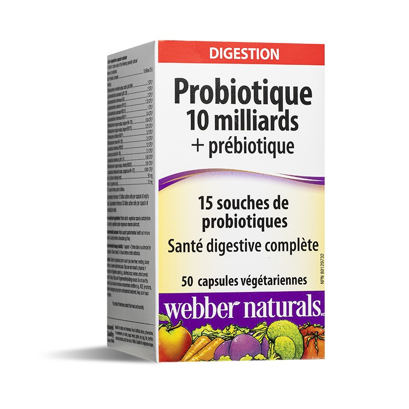 Пробиотик 10 млрд. + пребиотик – Баланс на храносмилането и силен имунитет, 50 капсули