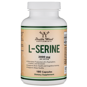 L-серин – памет, фокус, добър сън и настроение, 500 mg, 180 капсули за 45 дни прием