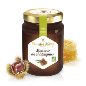 Био пчелен мед от ядлив кестен, 230 g