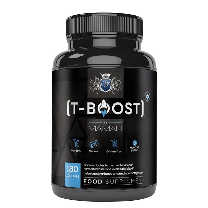 Тестостерон формула за мъже T-Boost Viaman™, 180 таблетки