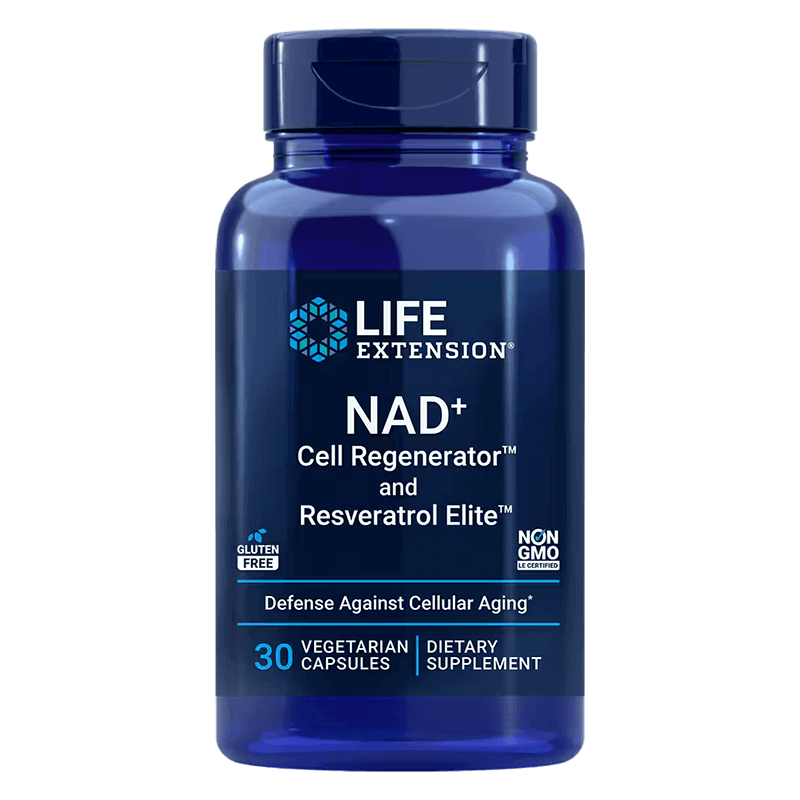 Никотинамид рибозид и ресвератрол - клетъчно здраве - Optimized NAD+ Cell Regenerator™ and Resveratrol, 30 капсули - Image 2
