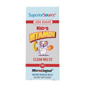 Витамин С за деца над 2 г. - Kid’s Vitamin C, 90 сублингвални таблетки за 3 месеца прием