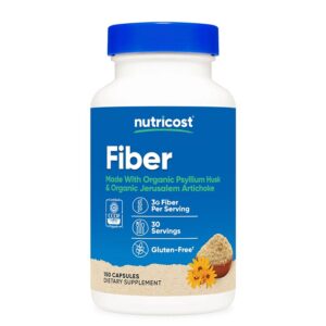 Хуск + Йерусалимски артишок (земна ябълка) - Чревен комфорт и фибри за добро храносмилане, 150 капсули