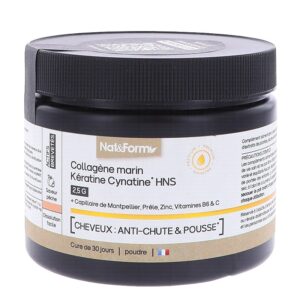 Коса и кожа - Хидролизиран морски колаген + кератин HNS, 120 g прах