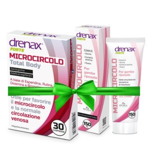 Промо пакет кръвообращение - Drenax® Forte с бодлив залист, 30 таблетки + Масажен гел за крака при разширени вени, 150 ml