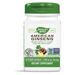 Женшен американски – стрес контрол и подкрепа при диабет - За релаксация, баланс на кръвната захар и тонус, 550 mg, 50 капсули
