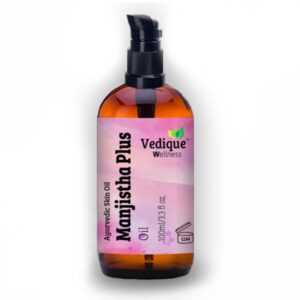 Масажно масло за лице Манджиста Плюс (Manjistha) - при акне, екзема, псориазис, сърбеж, 100 ml