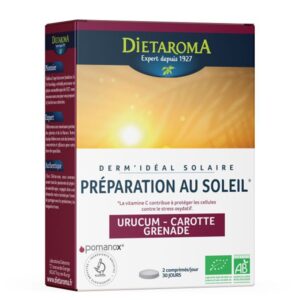 Анато + Морков + Нар – За равномерен тен и подготовка на кожата за слънце, 60 таблетки