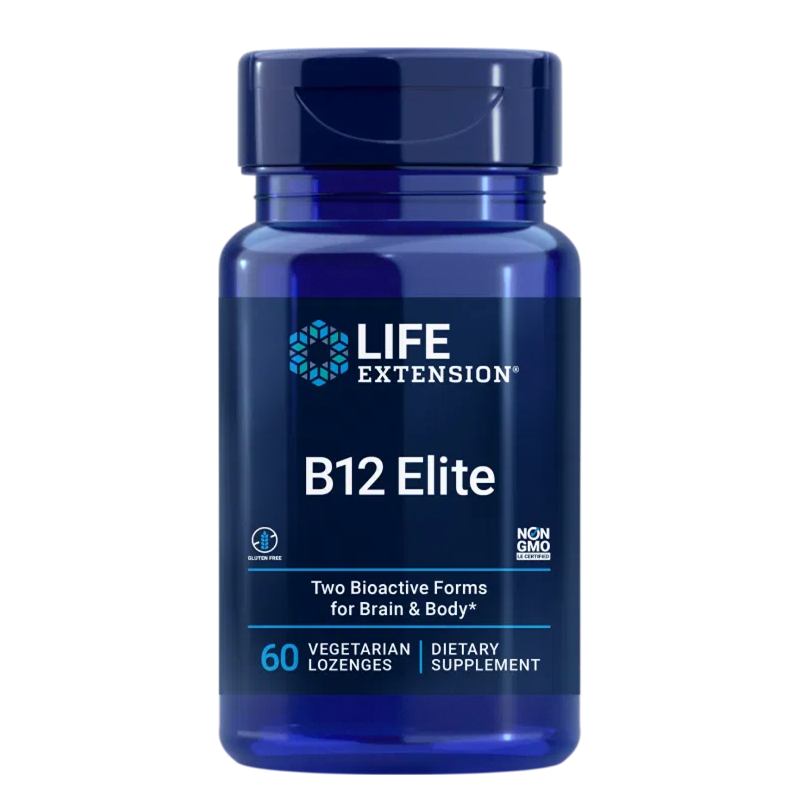 Витамин В12, 1000 µg (5'-деоксиаденосилкобаламин, метилкобаламин), 60 смучещи таблетки