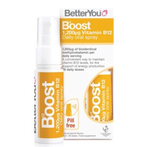 Витамин B12 (метилкобаламин) 300 µg + хром – За енергия и концентрация, орален спрей, 25 ml, 48 дози