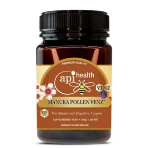 Пчелен мед Манука с пчелна отрова и пчелен прашец  PollenVENZ MGO 100+, 500 g