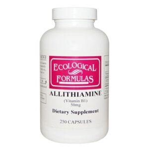 Нервна система и мозъчна функция - Витамин В1(Алитиамин), 50 mg, 250 капсули за 8 месеца прием