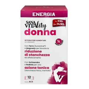 Жизненост и енергия, формула за жени SanaVitality, 12 сашета с течност х 10 ml