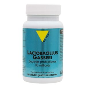 Пробиотик Лактобацилус Гасери, 10 млрд. активни пробиотици х 60 стомашно-устойчиви капсули