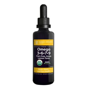 Сърдечна и мозъчна дейност - Веган Омега 3,6,7,9 - капки х 59.2 ml