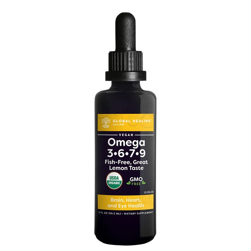 Сърдечна и мозъчна дейност - Веган Омега 3,6,7,9 - капки х 59.2 ml