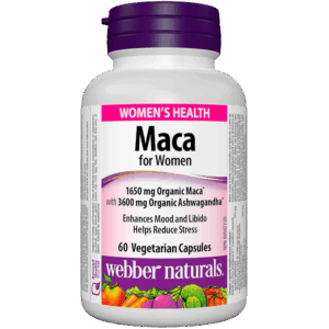 Мака за жени - хормонален баланс, тонус, либидо, 60 капсули