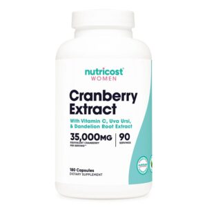 Формула за Жени с Червена боровинка, глухарче, мечо грозде и витамин С, 180 капсули