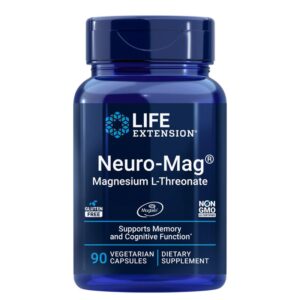 Магнезий L-треонат – Концентрация и памет, Neuro-Mag®, 144 mg, 60 желирани таблетки