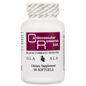 Масло от семена на касис - Имунитет, сърдечносъдово здраве, контрол на възпалението, 90 софтгел капсули