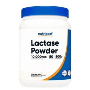 Лактаза - Подпомага храносмилането на лактоза, 500 g прах