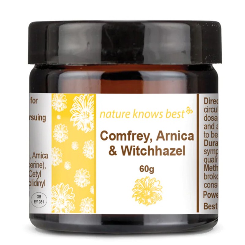 Крем с черен оман, арника и хамамелис – За облекчаване на ставни и мускулни болки, 60 g