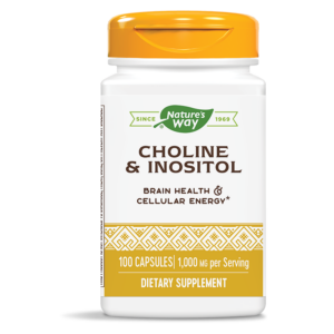 Холин и инозитол - Невропротекция и метаболитен профил, 500 mg, 100 капсули за 50 дни прием