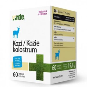 Коластра от козе мляко с инулин – За имунна защита и чревен баланс, 200 mg, 60 капсули