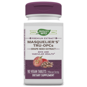 Премиум екстракт от гроздово семе Masquelier's® Tru-OPCs™ - За сърцето, мозъка, зрението и кожата, 90 таблетки