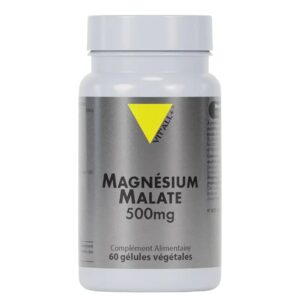 Магнезий (малат) – Енергия, мускули и сърдечна функция, 500 mg, 60 капсули