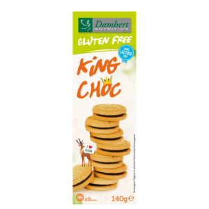 Безглутенови бисквити с шоколадов крем, 140 g