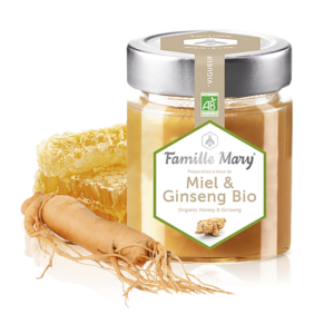 Miel & Ginseng Bio / Био мед от горски цветя + женшен, 170 g