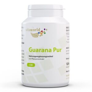 Горене на мазнини и повече енергия - Гуарана, 120 капсули