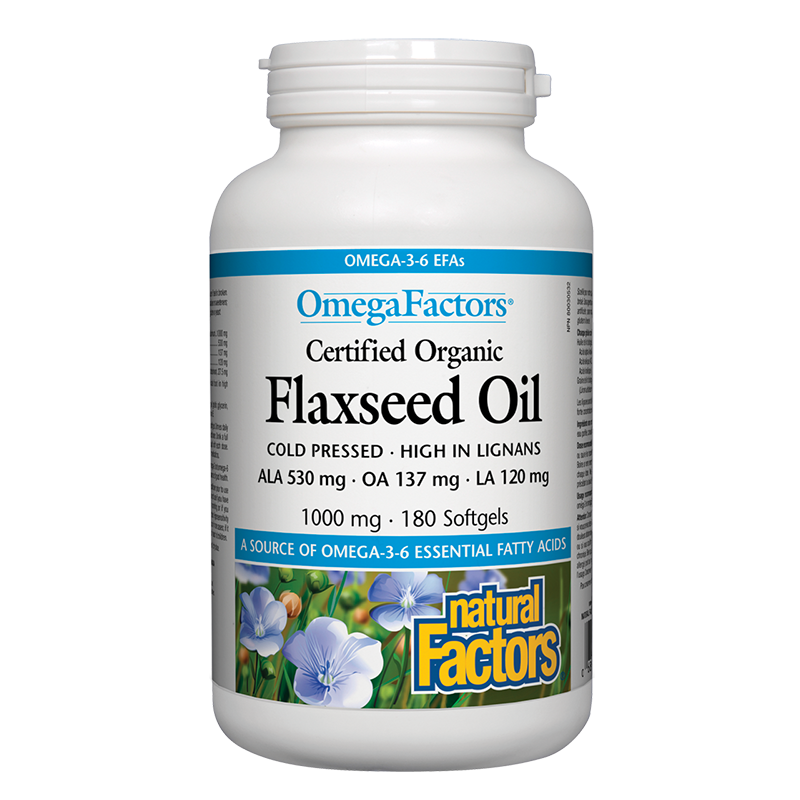 Flaxseed Oil/ Ленено масло 1000 mg х 180 софтгел капсули - Image 2