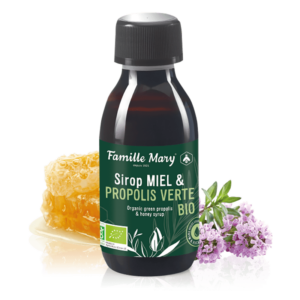 Сироп с пчелен мед и зелен прополис органик, 125 ml