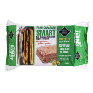 Pane Carasatu Guttiau Smart - Тънък, двойно препечен хляб от остров Сардиния, 400 g