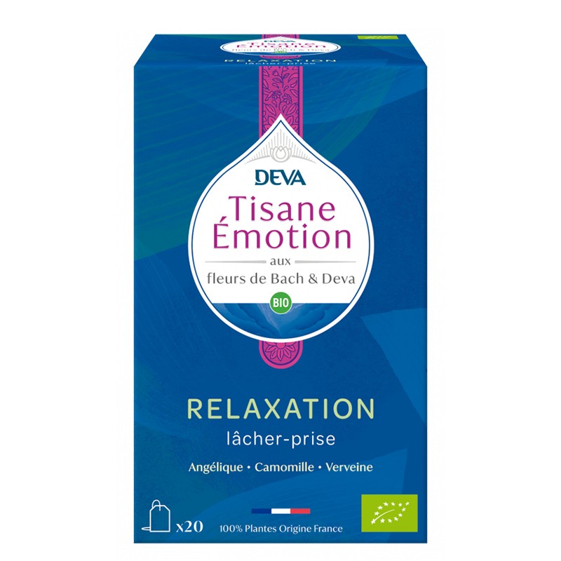 Билков чай за релаксация (с флорални еликсири по метода на д-р Бах), 20 филтърни пакетчета