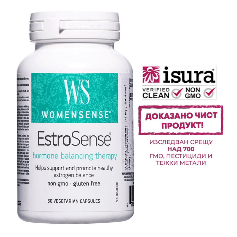 Хормонален дисбаланс - EstroSense® WomenSense®, 60 капсули